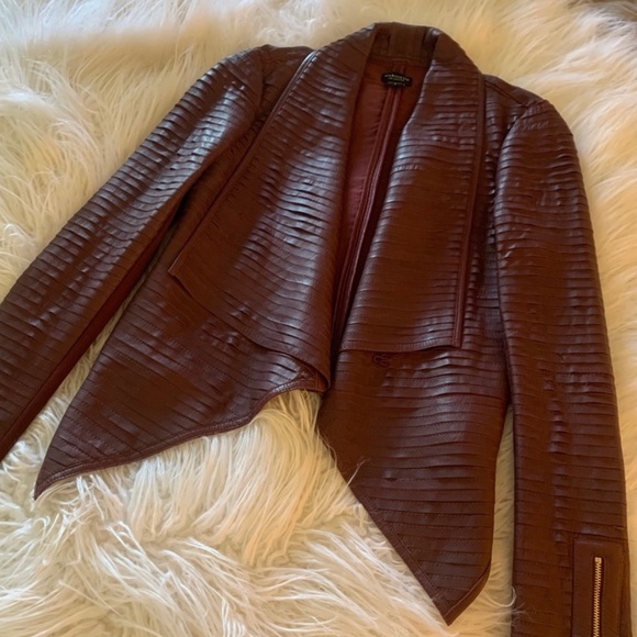 Marciano Jackets & Blazers - Marciano Shayna Drape Leather Jacket.